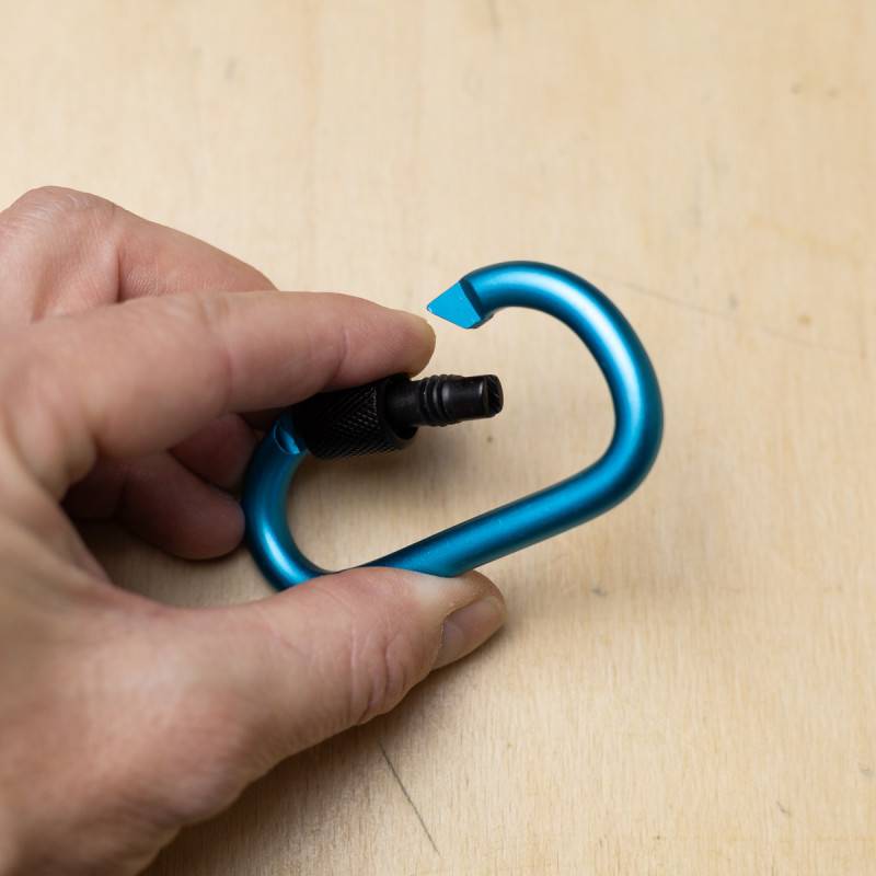 Karabiner - blau