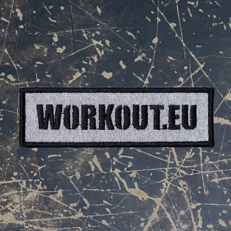 Reflexní nášivka se suchým zipem WORKOUT - 11 x 3,5 cm
