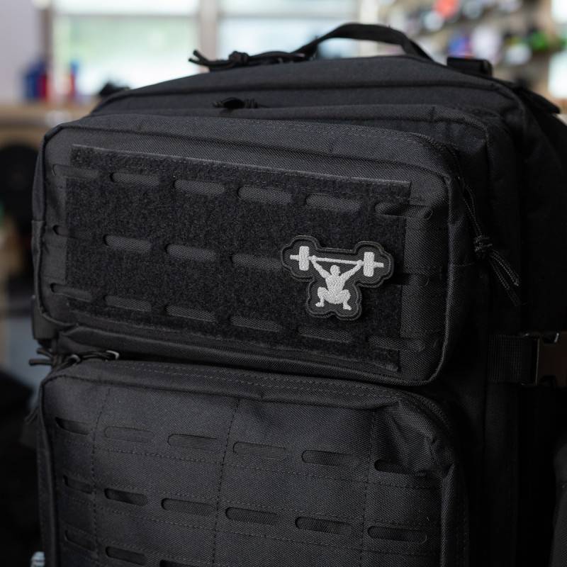 Velcro patch WORKOUT - Snatch 6 x 4 cm (reflective)