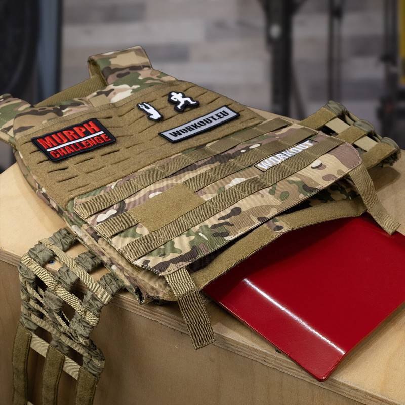 Tactical Plate Weight Vest 10 kg WORKOUT - Camo