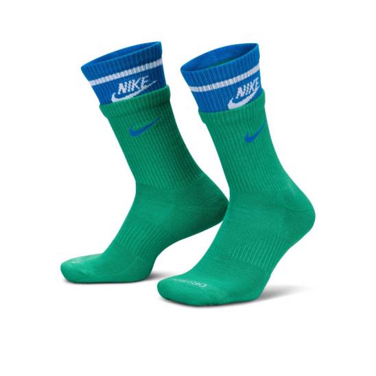 Nike ponožky - modrá/zelená