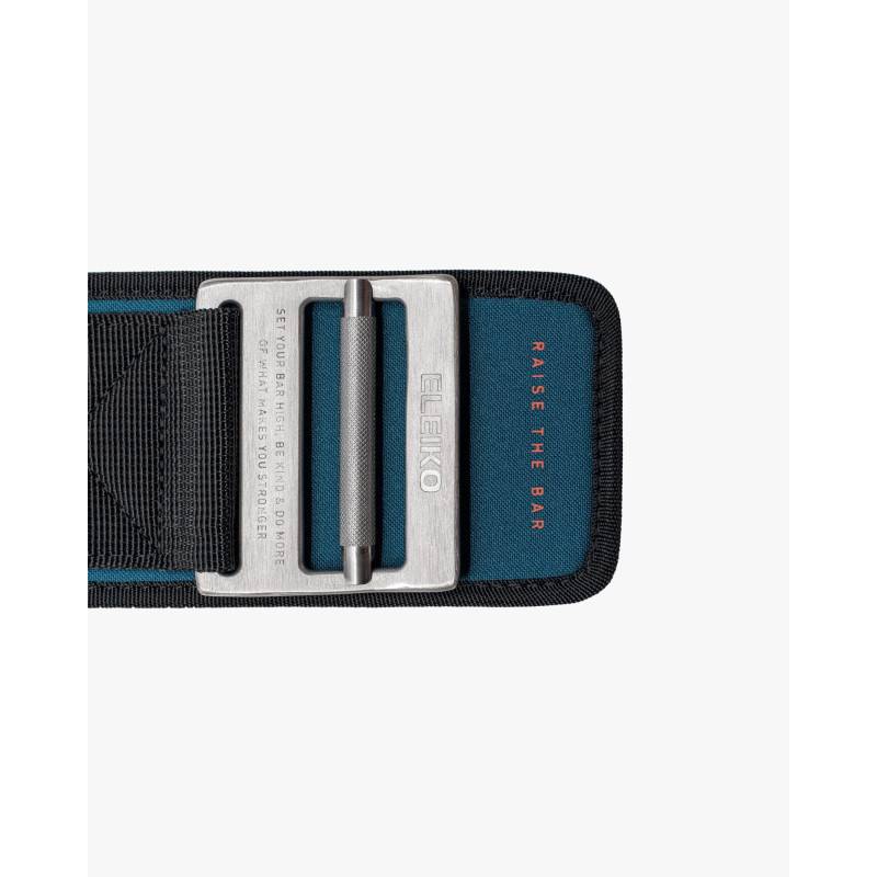 Eleiko EVA belt with stainless steel buckle - blue