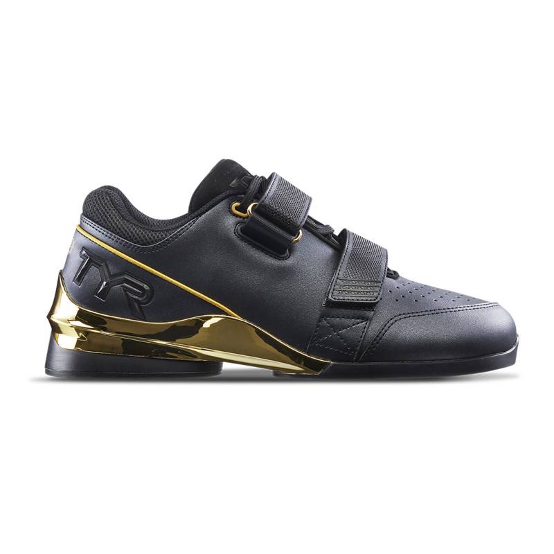 Scarpe da sollevamento pesi TYRFORCE Elite Carbon Lifter Uomo - Nero e oro