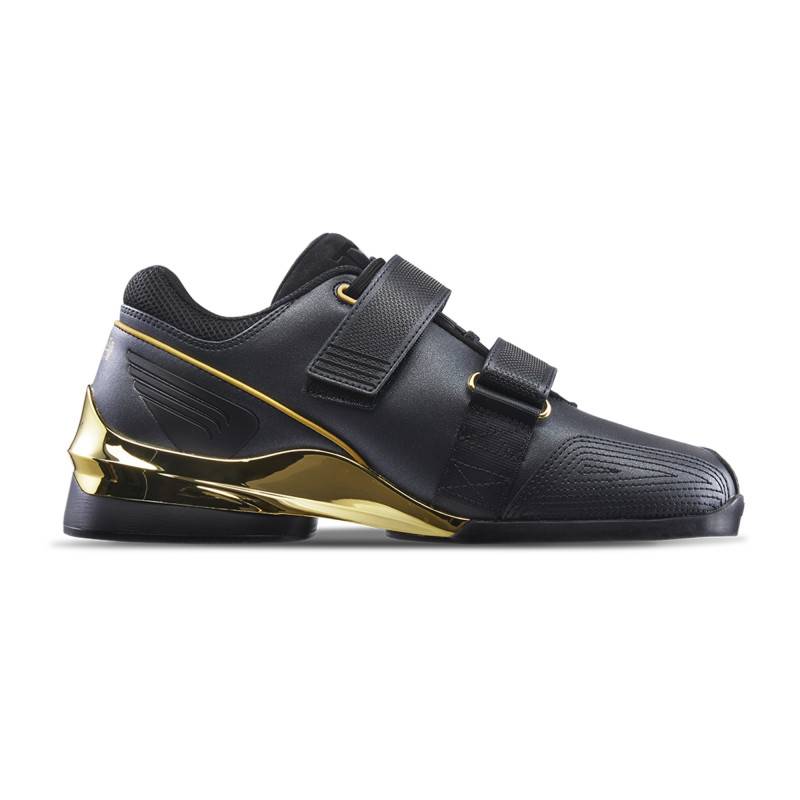 Scarpe da sollevamento pesi TYRFORCE Elite Carbon Lifter Uomo - Nero e oro