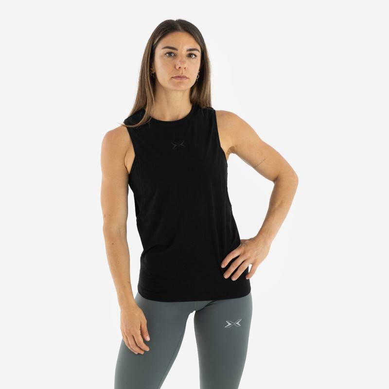 Damen top Picsil Premium Sleeveless - schwarz