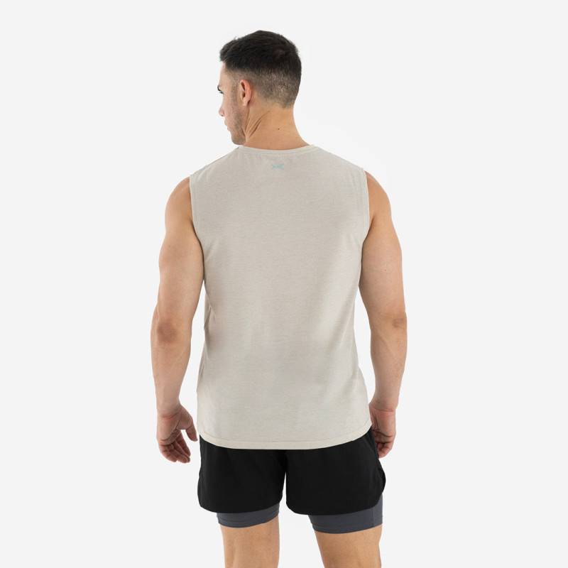 Picsil Premium Mens Tank Top - Sandstone