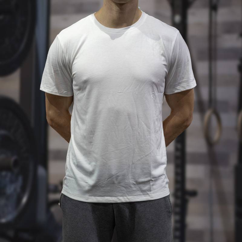 Herren Sport-T-Shirt WORKOUT - weiß
