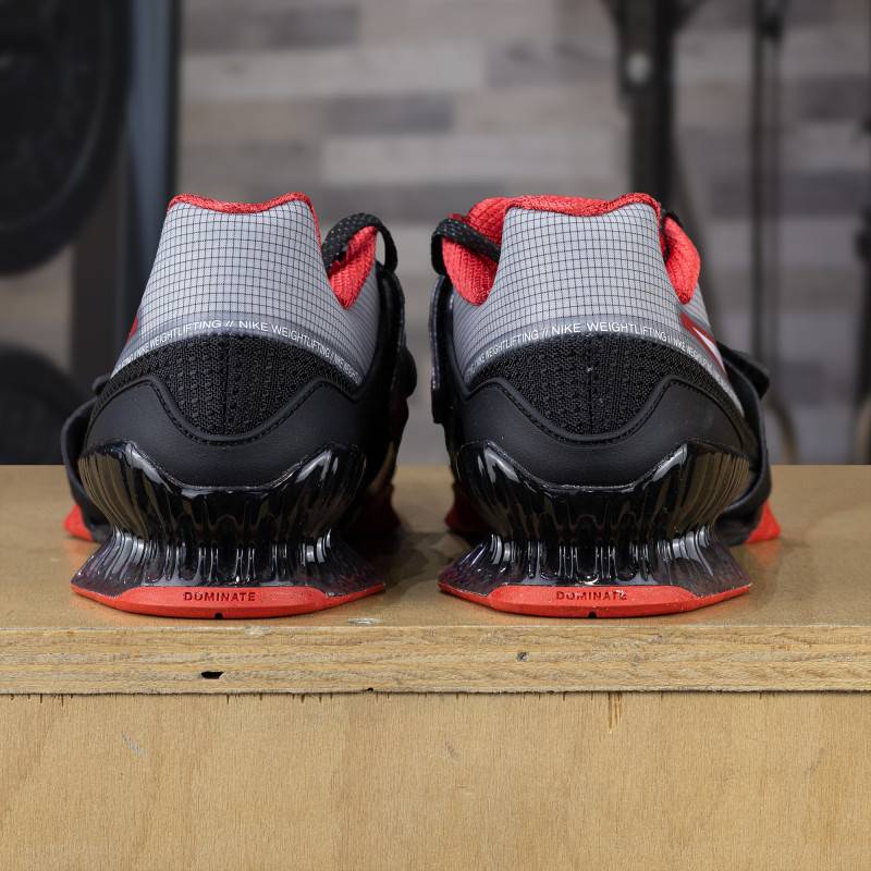 Gewichtheberschuhe Nike Romaleos 4 - rot/schwarz