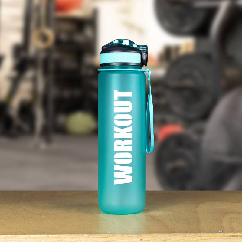 WORKOUT Bottiglia da 1000 ml in Tritan - verde
