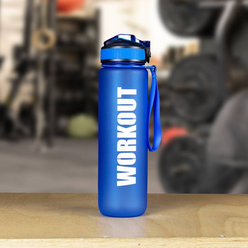 WORKOUT Tritan 1000 ml drinking bottle - blue