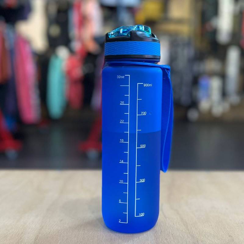 WORKOUT Tritan 1000 ml Trinkflasche - blau
