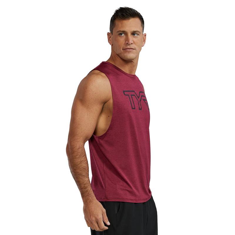 TYR Logo Tech Tank für Herren - rot