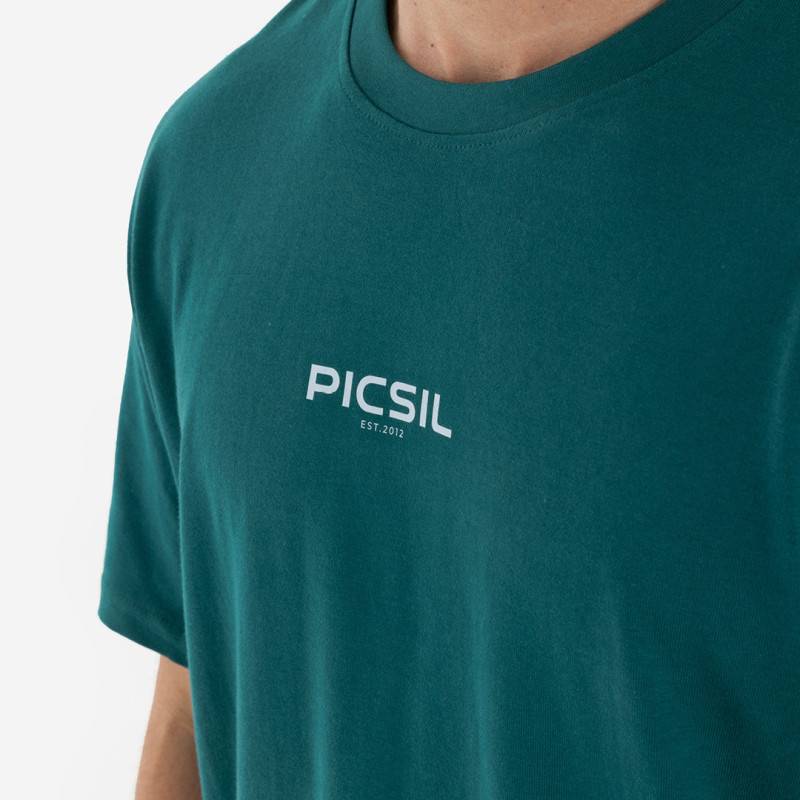 Mens Oversize Organic Cotton Urban T-Shirt - Green