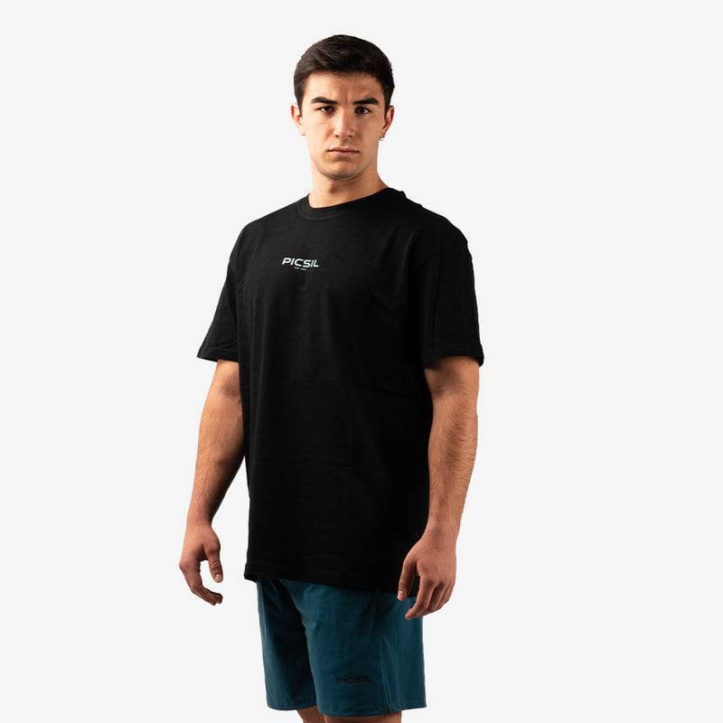 Mens Oversize T-shirt Urban in organic cotton - black