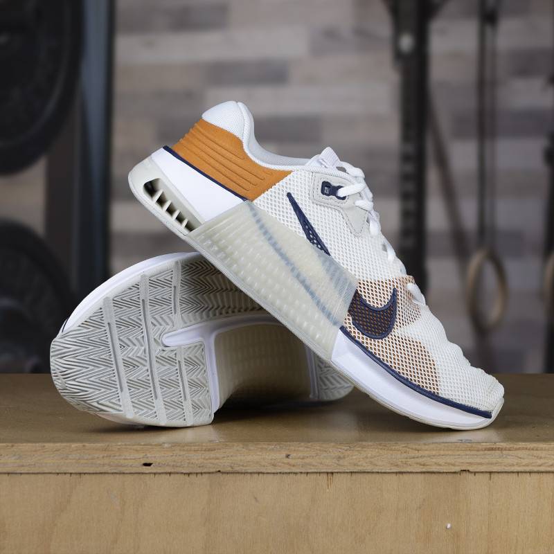 Herren CrossFit Schuhe Nike Metcon 9 AMP - Weiß/Braun