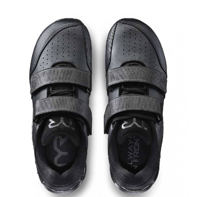 TYRFORCE Elite Carbon Lifter Herren Gewichtheberschuhe - Schwarz