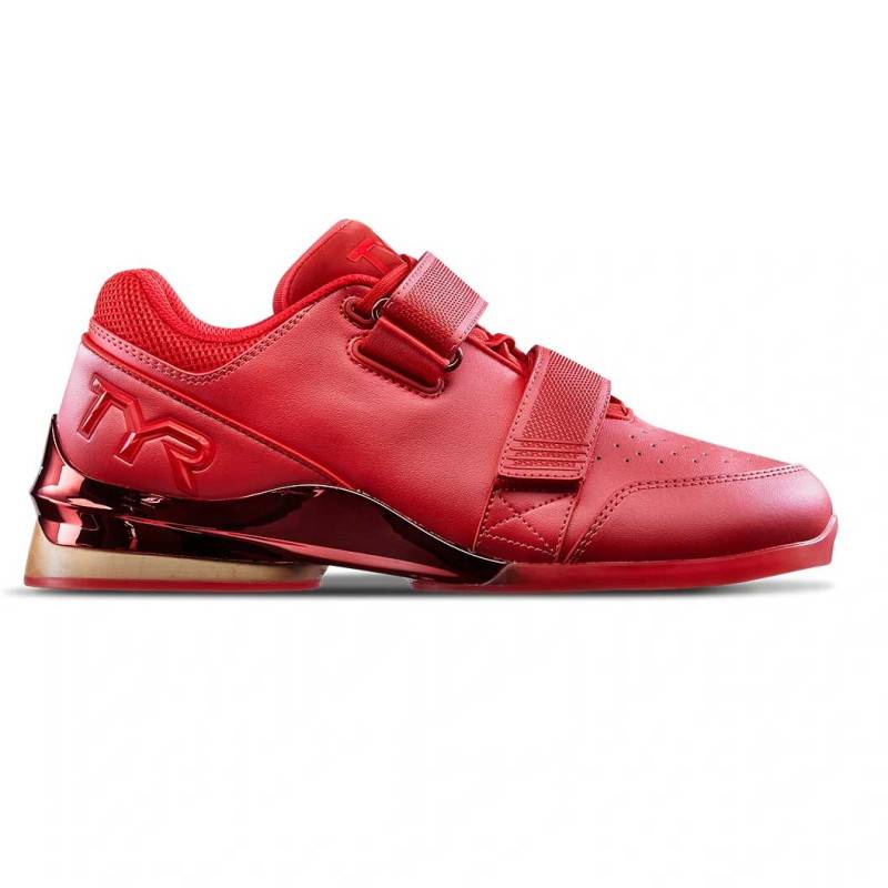 TYRFORCE Elite Carbon Lifter Mens Weightlifting Shoes - red