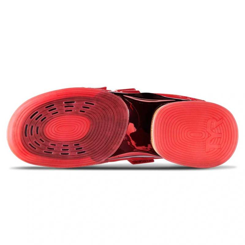 TYRFORCE Elite Carbon Lifter Mens Weightlifting Shoes - red