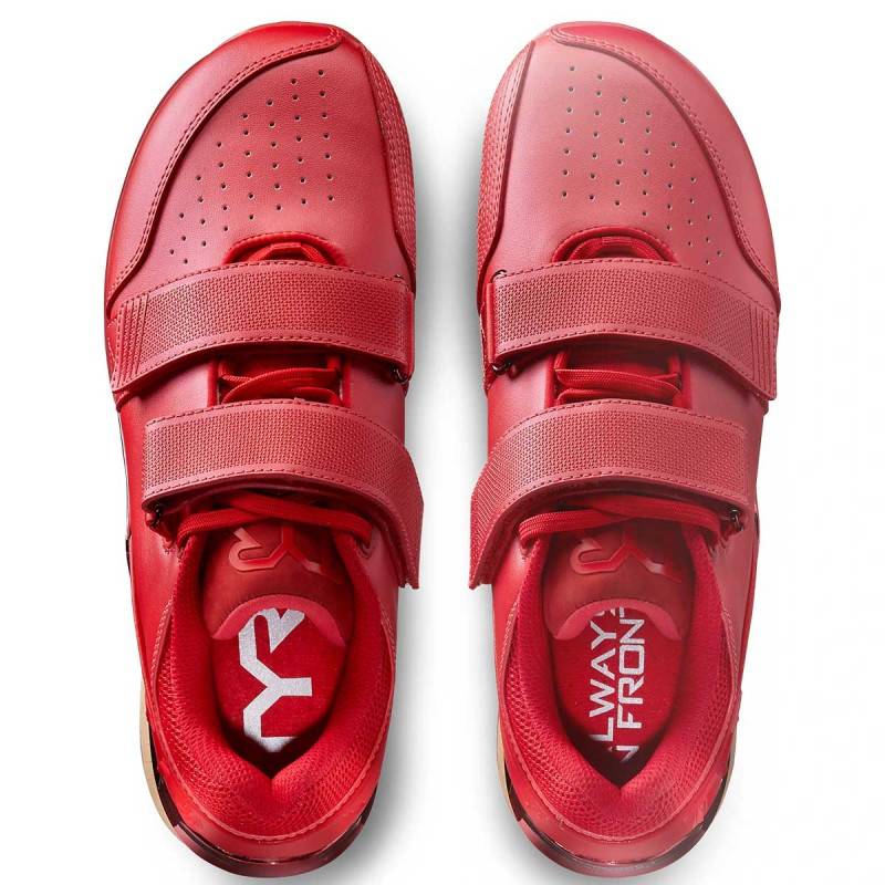 Pánské vzpěračské boty TYRFORCE Elite Carbon Lifter - red