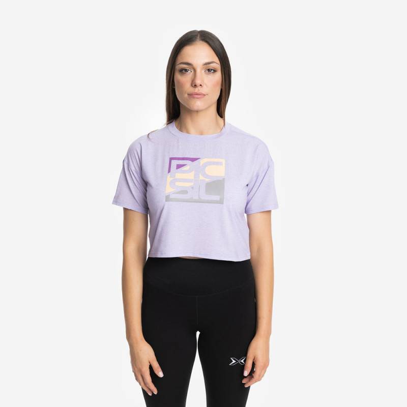 Dámský crop top Picsil Premium - Purple