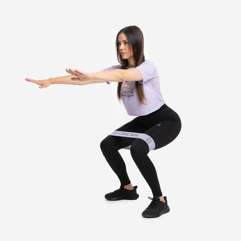 Dámský crop top Picsil Premium - Purple