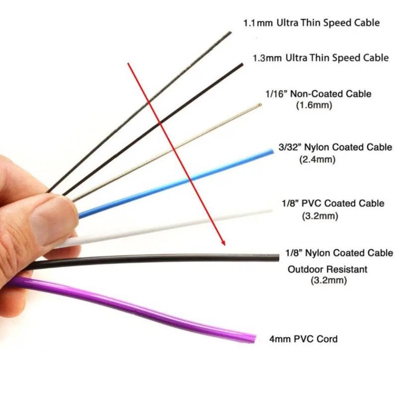 Heavy (Outdoor) jump rope - 3.2mm black