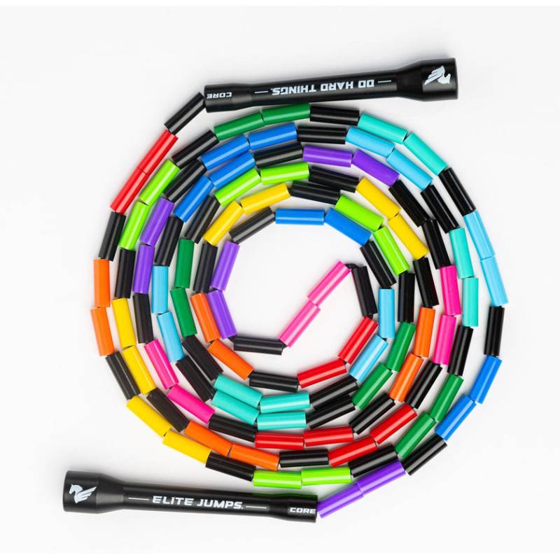 Elite Beaded Jump Rope Do hard things - Regenbogen