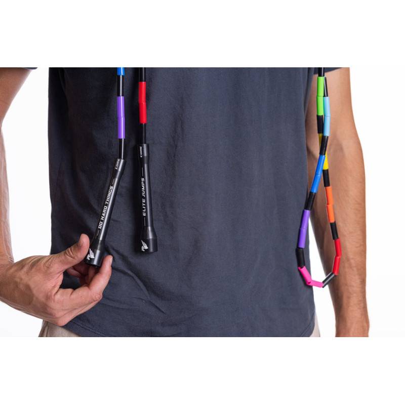 Elite Beaded Jump Rope Do hard things - Regenbogen