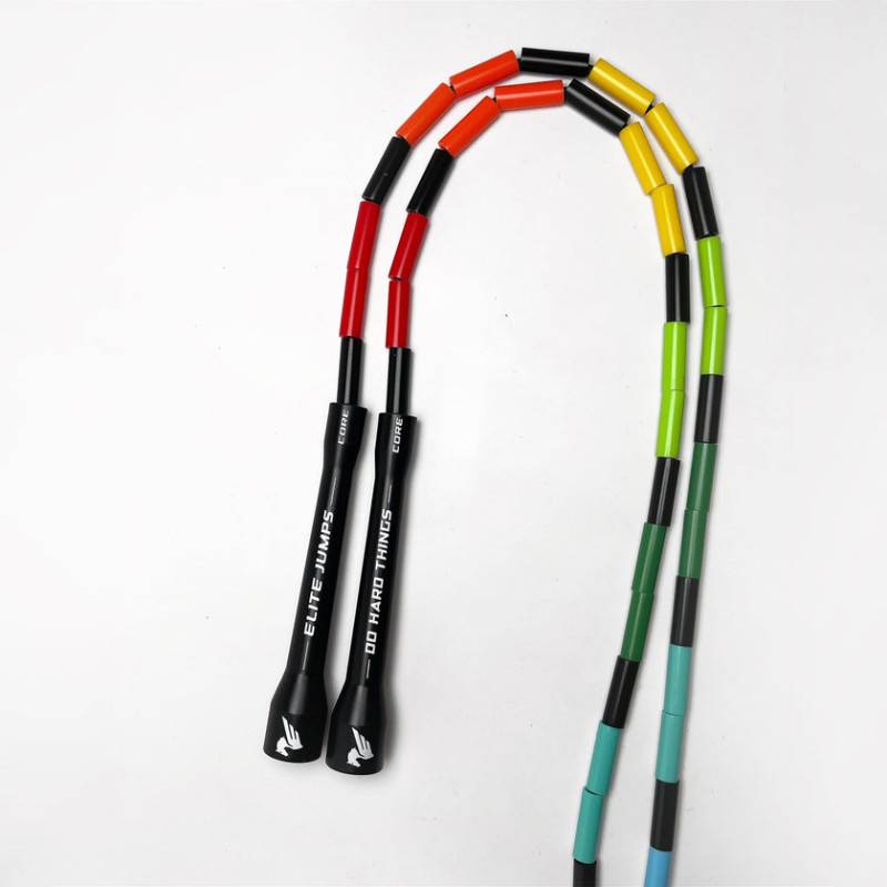 Elite Beaded Jump Rope Do hard things - Regenbogen