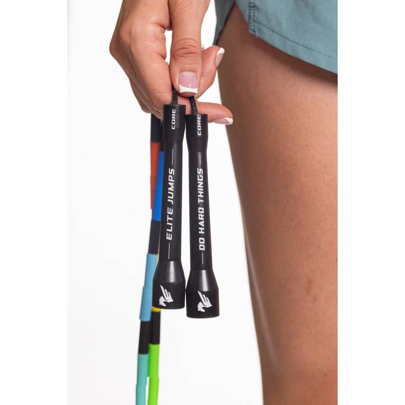 Elite Beaded Jump Rope Do hard things - Rainbow