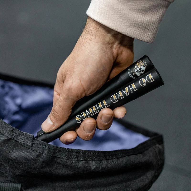 Elite Do hard things beaded jump rope - schwarz/grau