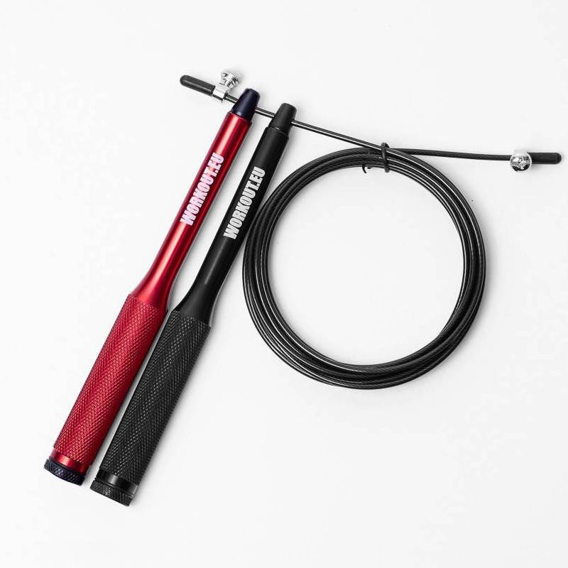 Workout Kangaroo Speed Jump Rope - Black Red