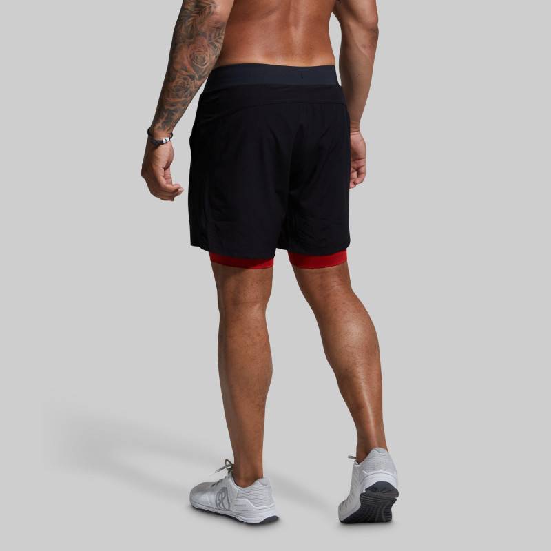 Man Shorts Born Primitive - USA black