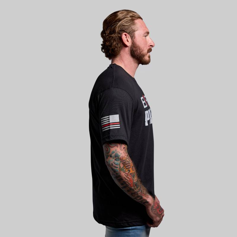 T-shirt da uomo nata Primitive Brand Tee - nero