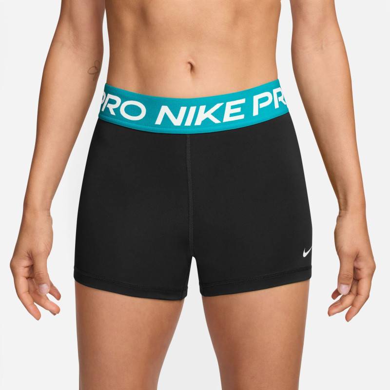 Pantaloncini funzionali da donna Nike Pro nero turchese
