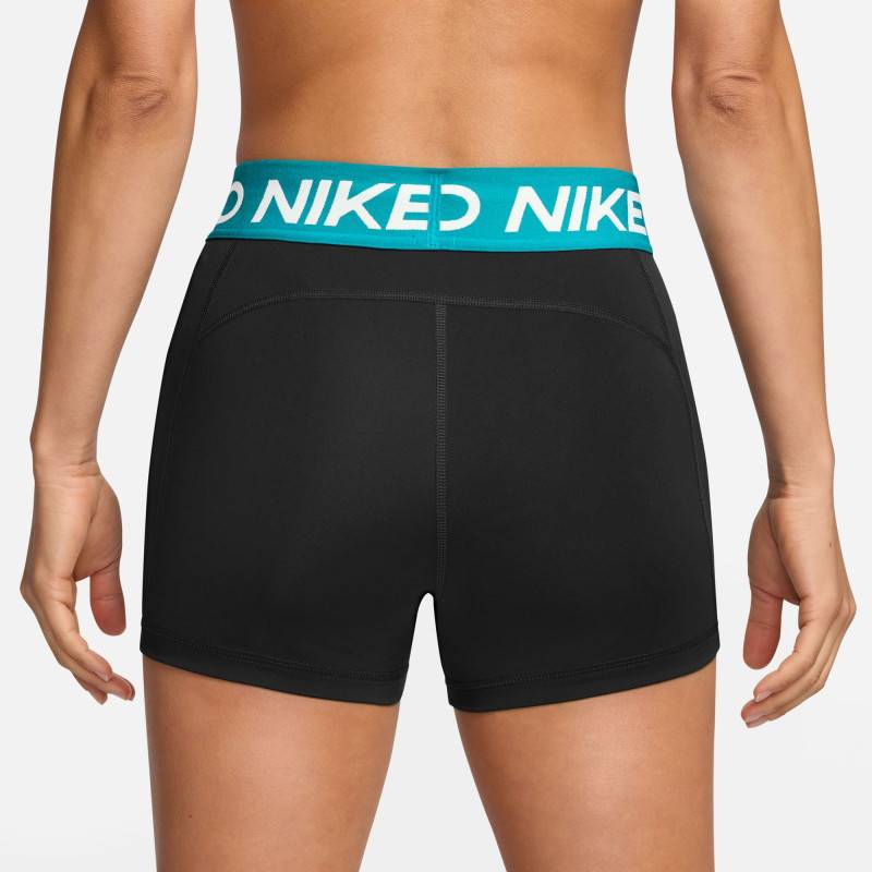 Womens functional shorts Nike Pro black turquoise