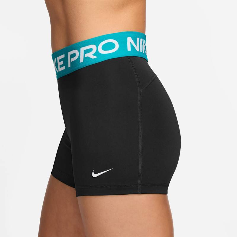 Damen Funktionsshorts Nike Pro schwarz türkis