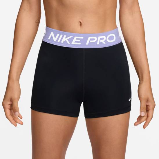 Nike funkční šortky Pro černé fialové