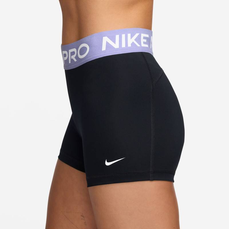 Damen Nike Pro Funktionsshorts Schwarz Lila