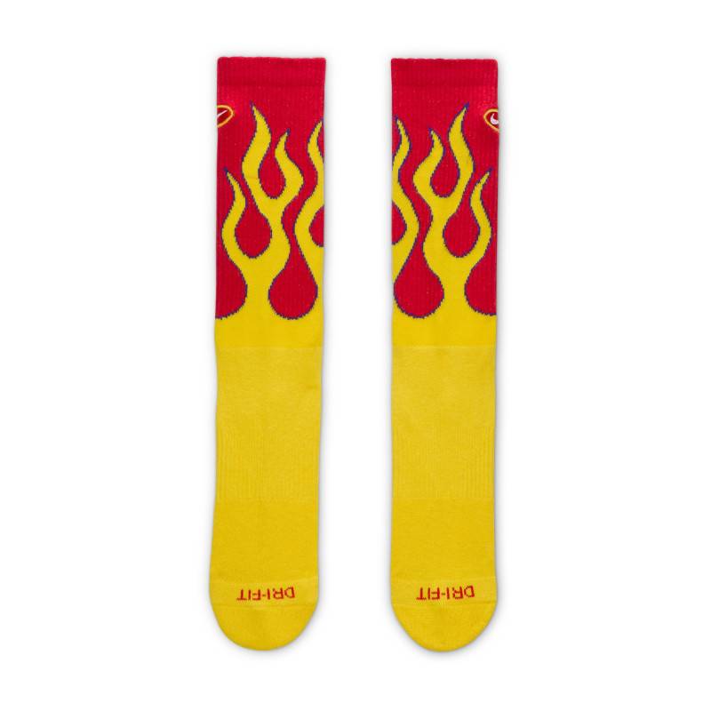 Nike Everyday Plus Socken - gelb und rot