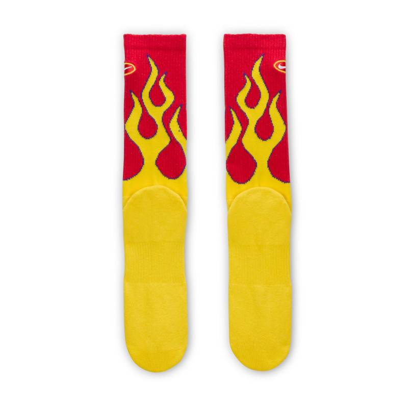 Nike Everyday Plus Socken - gelb und rot