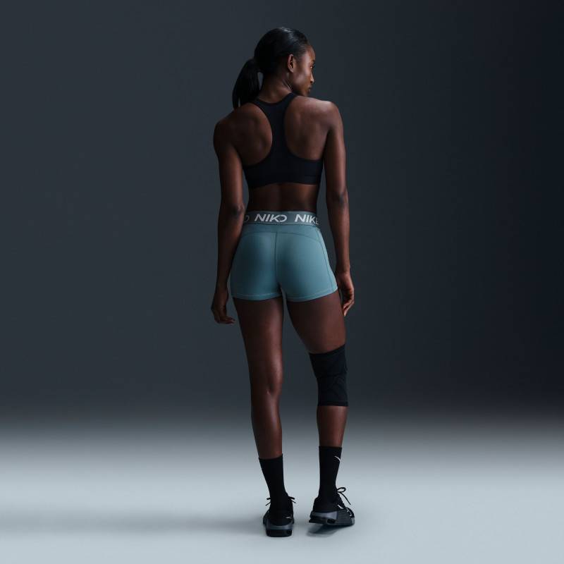 Damen Funktionsshorts Nike Pro - blau weiß