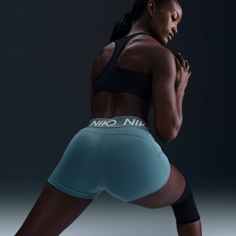 Dámské funkční šortky Nike Pro - blue white