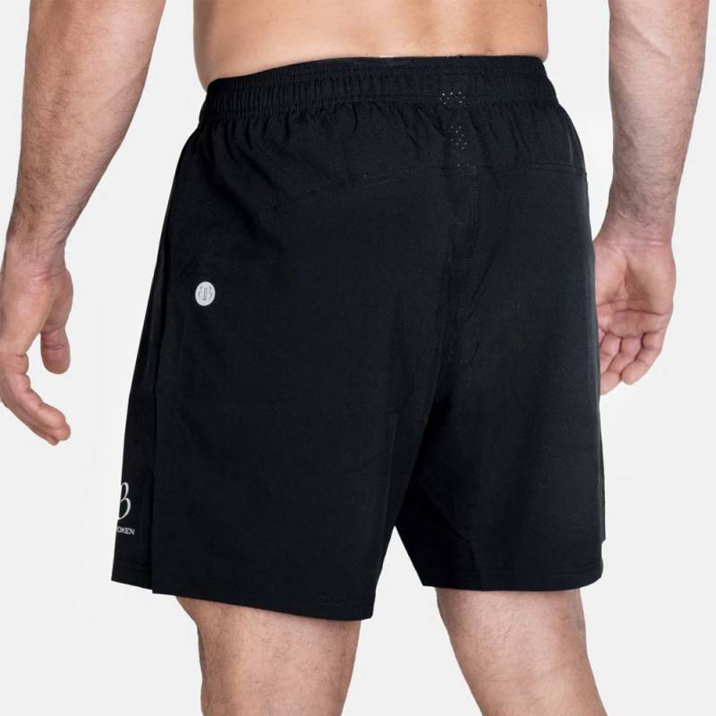 Pantaloncini Banbroken HIT 2-in-1 da uomo - nero