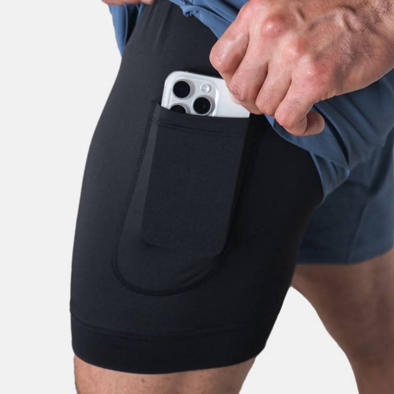 Herren Banbroken HIT 2-in-1 Shorts - blau