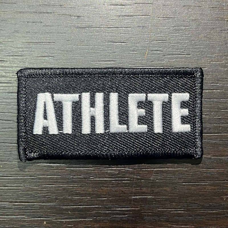 ATHLETE patch with Velcro
