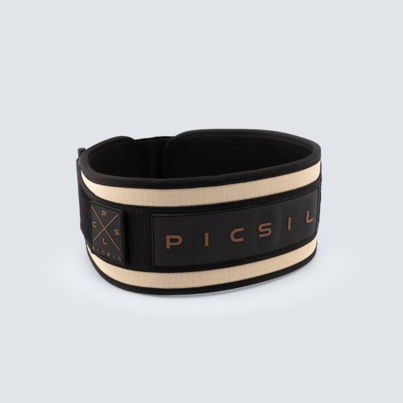 Picsil 2nd generation weightlifting belt - light brown