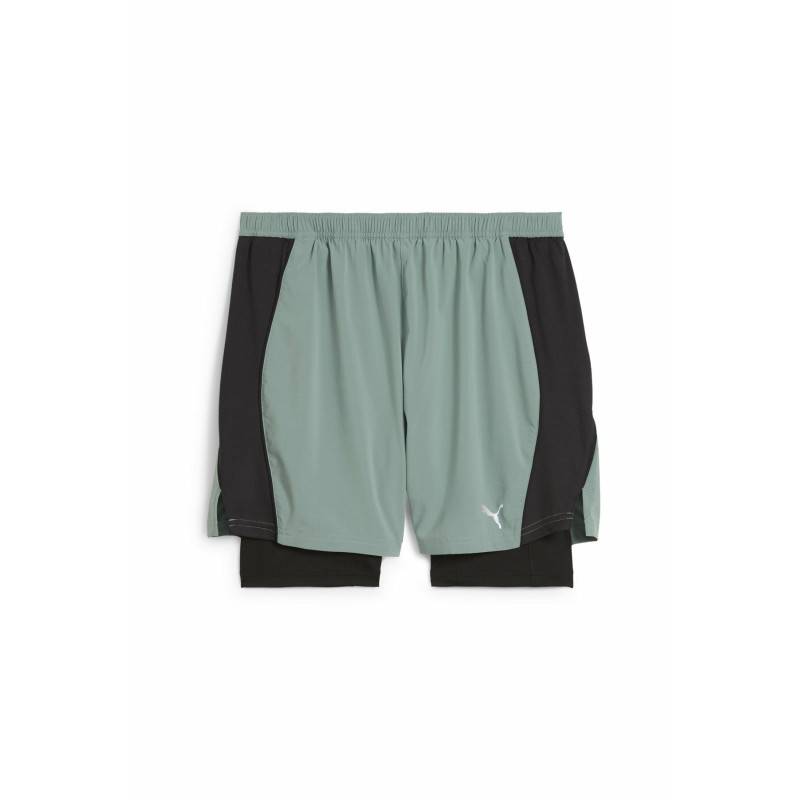 Puma Run Velocity 2in1 Mens Sports Shorts Green