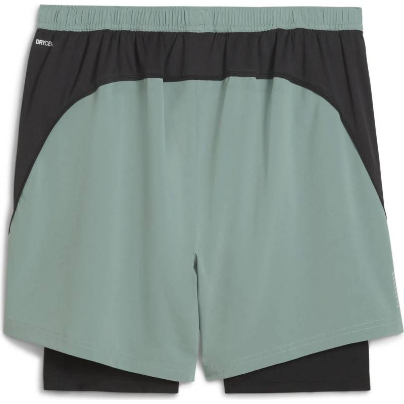 Puma Run Velocity 2in1 Herren Sport Shorts Grün