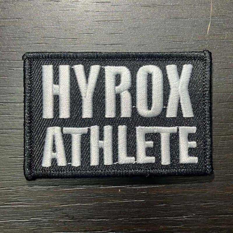 HYROX ATHLETE patch with Velcro